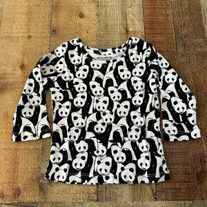 Sleep no more unisex gender neutral panda shirt you can't sit with us -12/18M